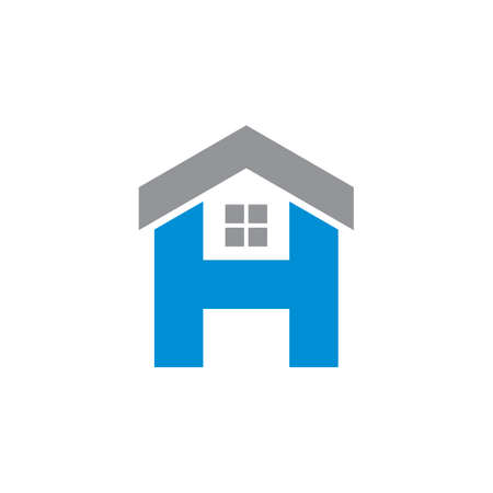 House Logo , Real Estate Logoのイラスト素材