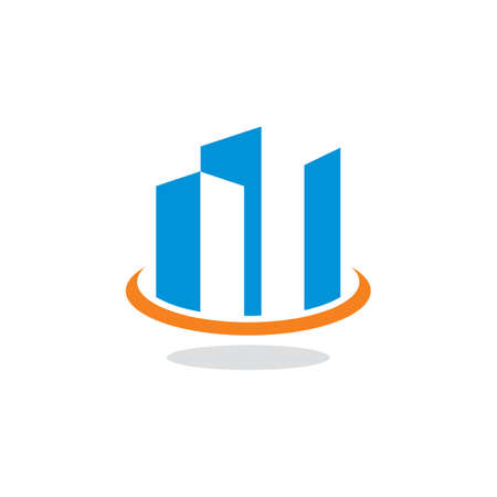Construction Logo , Real Estate Logoのイラスト素材