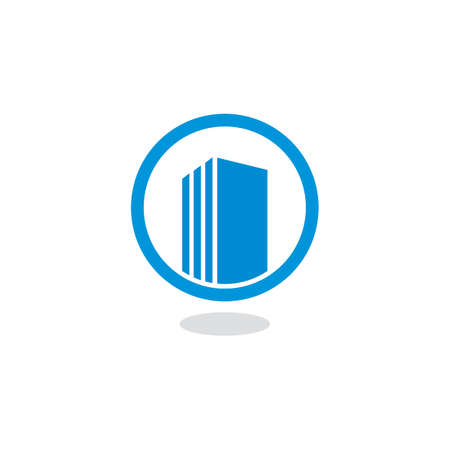 Abstract Tower Logo , Real Estate Logoのイラスト素材
