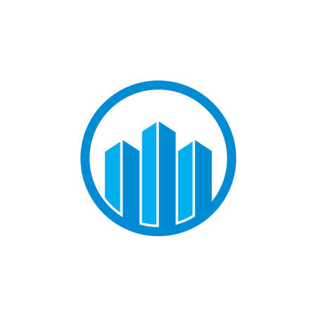 Abstract Urban Vector , Real Estate Logoのイラスト素材