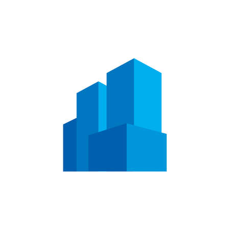 Abstract Apartment Vector , Real Estate Logoのイラスト素材
