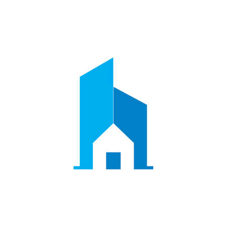 Abstract House Vector , Real Estate Logoのイラスト素材