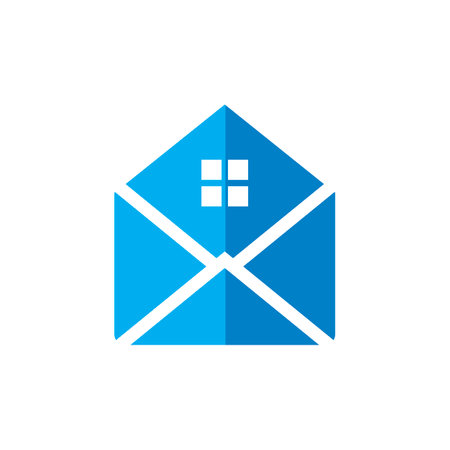 Post Vector , Real Estate Logoのイラスト素材