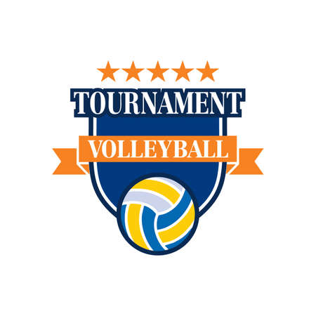 Volleyball Vector , Sport Logo Vectorのイラスト素材