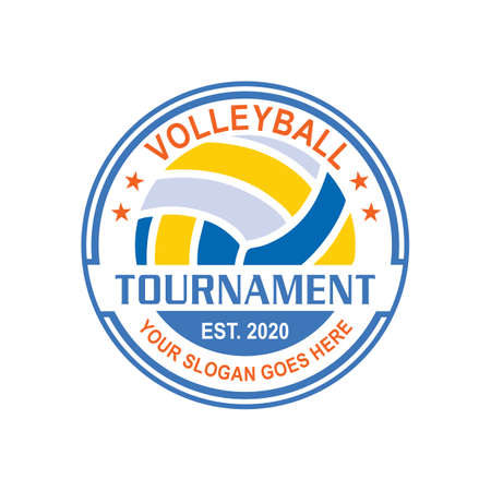 Volleyball Vector , Sport Logo Vectorのイラスト素材