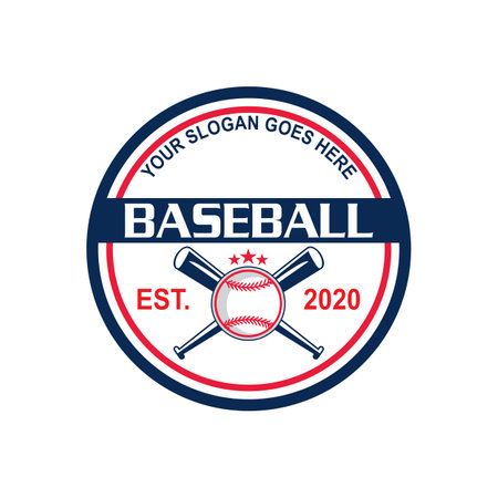Baseball Vector , Sport Logo Vectorのイラスト素材