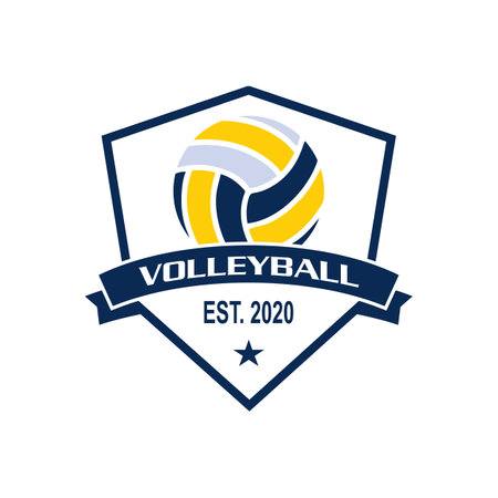 Volleyball Vector , Sport Logo Vectorのイラスト素材