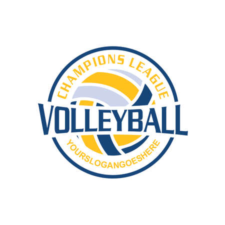 Volleyball Vector , Sport Logo Vectorのイラスト素材