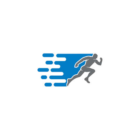 sprint logo , run logo vectorのイラスト素材