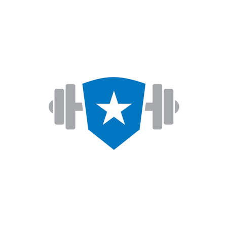 fitness protection logo , fitness safety logoのイラスト素材