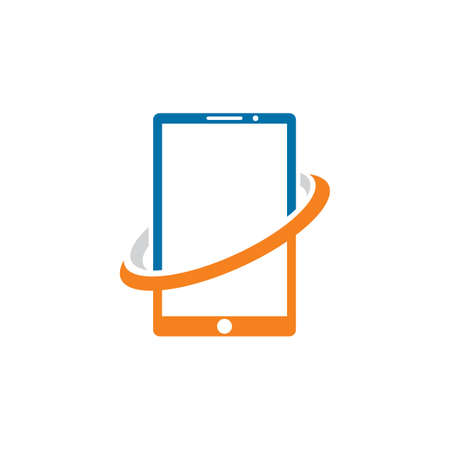 MOBILE STORE LOGO , PHONE LOGO VECTORのイラスト素材