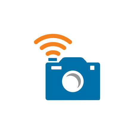 SMART CAMERA LOGO , CAMERA TECH LOGOのイラスト素材