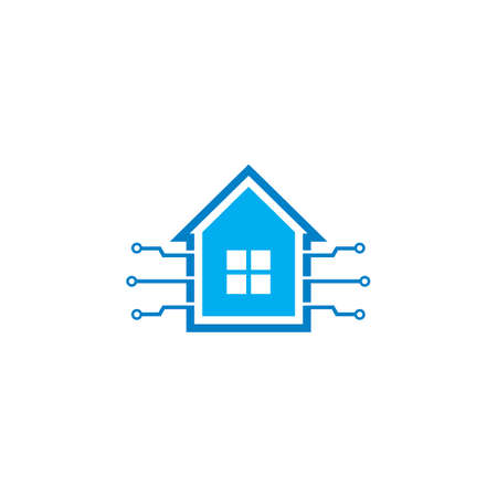 Smart Home Logo , Technology Logoのイラスト素材