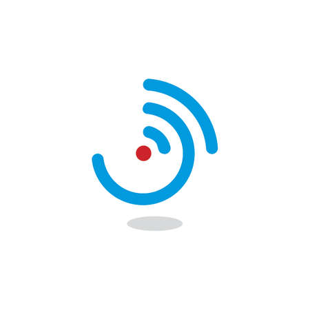 Abstract Network Logo , Technology Logoのイラスト素材