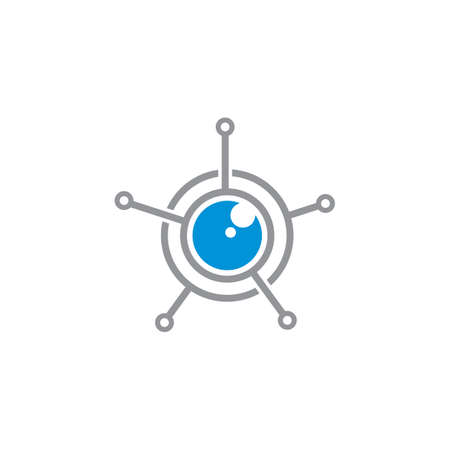 Connect Tech Vector , Technology Logoのイラスト素材