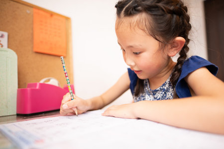 Girl to study at home
