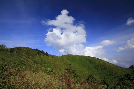 sky and mountainの写真素材