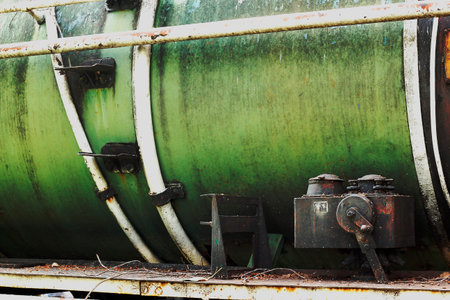 Steel parts rust and color glider.