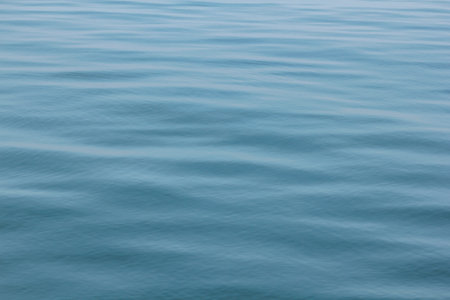 The sea is still. And no waves