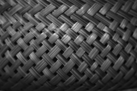 Bamboo weaving, wickerwork, woven bamboo patternの写真素材