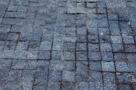 Granite walkway flooring, Cobble Stone flooring is strong and beautiful, Granite background, Granite wallpaperの写真素材