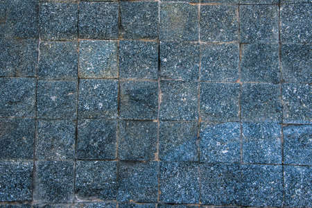 Granite walkway flooring, Cobble Stone flooring is strong and beautiful, Granite background, Granite wallpaperの写真素材