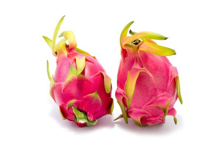 Dragon fruit isolated on a white backgroundの写真素材