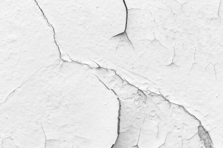 white wall with cracksの写真素材