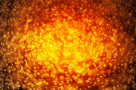 Abstract gold bokeh circles , bokeh abstract Christmas and new year theme background, Gold defocused...