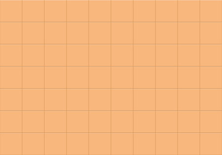 Simple orange square ceramic mosaic tiles texture background.の写真素材