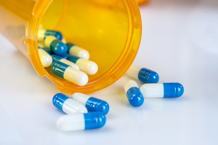 Vitamin capsules prescriptionの写真素材
