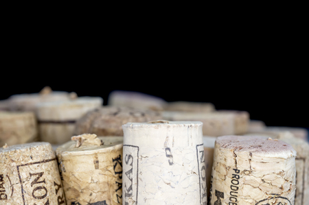 Wine bottle corksの写真素材