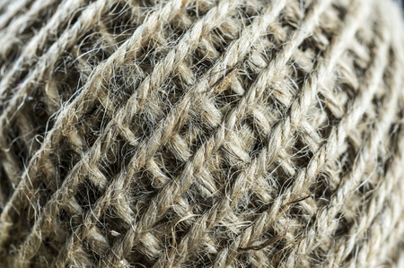 Skein of jute twine textureの写真素材