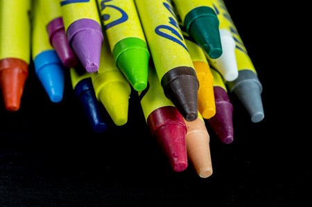 Colorful crayonsの写真素材