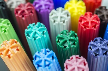 Coloring markersの写真素材