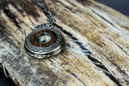 Vintage pocket watchの写真素材