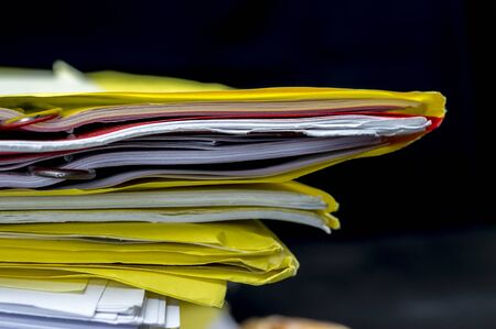 Pile of paperworkの写真素材