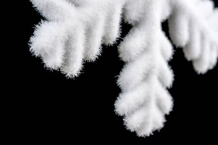 Close up shot of a snowflakeの写真素材
