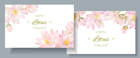Flower banners lutosのイラスト素材