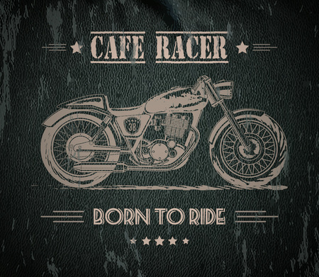 Motorcycle graphic bannerのイラスト素材