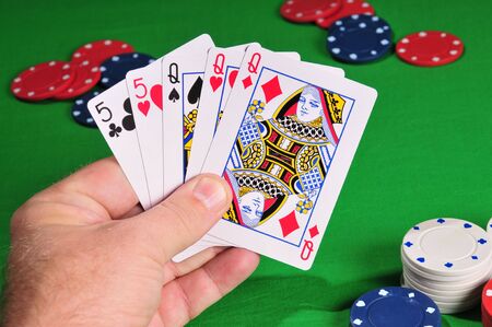 poker handのeditorial素材