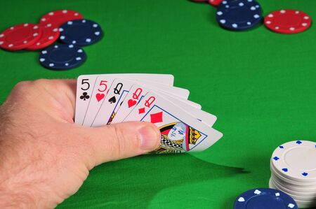 Full house queens and fivesのeditorial素材