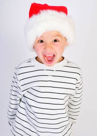 little Mr Santaの写真素材