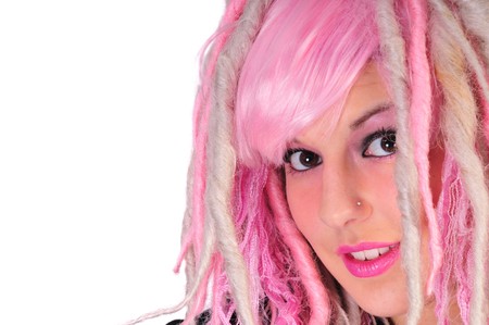 punk faceの写真素材