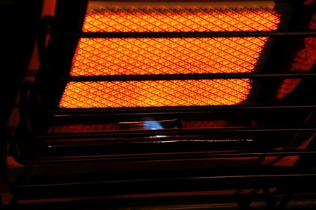 propane heater abstractの写真素材