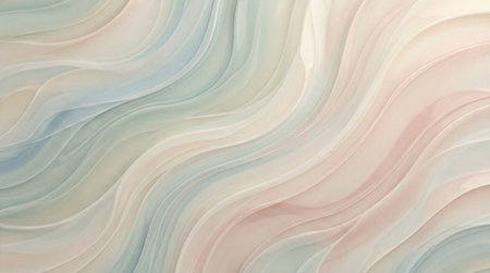 This digital artwork showcases a delicate and elegant style with smooth patterns and soft colors, reminiscent of fine porcelain. It is perfect for enhancing home decor themes and fashion industry visuals, appealing to designers and marketers looking for a sophisticated touch. AI-generated digital illustration. AI-generated illustration.の素材