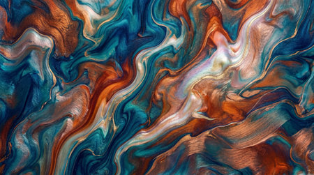 This artwork showcases a dynamic and fluid color palette, perfect for creating an engaging visual impact. Suitable for digital marketing campaigns, website design, and multimedia projects, it appeals to graphic designers and creative professionals seeking modern aesthetics. AI-generated digital illustration. AI-generated illustration.の素材