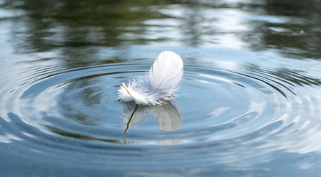 Ethereal digital illustration capturing gentle motion through soft lighting and fluid gradients, evoking a profound sense of freedom and tranquility. Ideal for wellness branding, meditation apps, spiritual posters, nature poetry covers, and eco-conscious designs. The blend of sophisticated dynamics and harmonious tones ensures broad applicability in digital an... AI-generated illustration.の素材