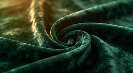 Elegant digital artwork embodying plush velvet style with smooth gradients, soft folds, and warm ambient lighting for a sophisticated, opulent mood. Perfect for luxury fashion branding, premium packaging, upscale interior accents, and high-end advertising visuals. Appeals to designers and marketers seeking tactile elegance and commercial versatility in print ... AI-generated digital illustration. AI-generated illustration.の素材