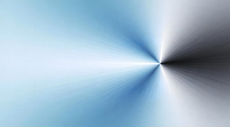 A creative digital illustration depicting Artistic high end background blending powder blue to graphite, radial expansion, serene elegance, soft lighting, clean stock illustration. This AI-generated artwork features unique visual elements suitable for various commercial and editorial applications. AI-generated illustration.の素材